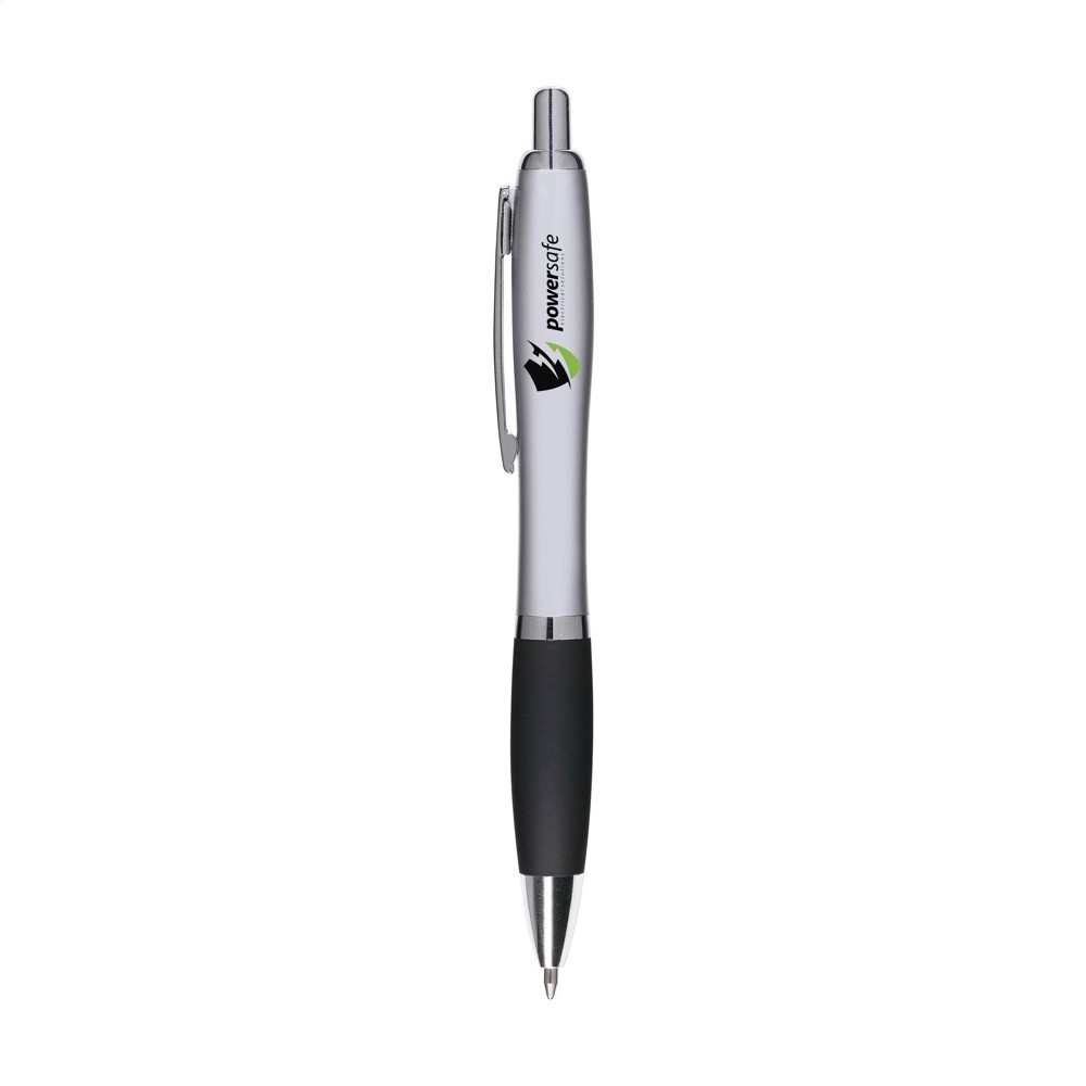 Athos Silver kuglepen - sort (± PMS Black)
