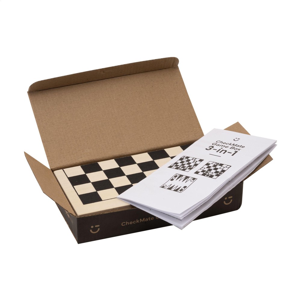 CheckMate Game Box 3-in-1 spil
